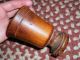18th To Early 19th Century Sm Size Mahogany Mortar & Pestle For Kitchen/meds Primitives photo 6