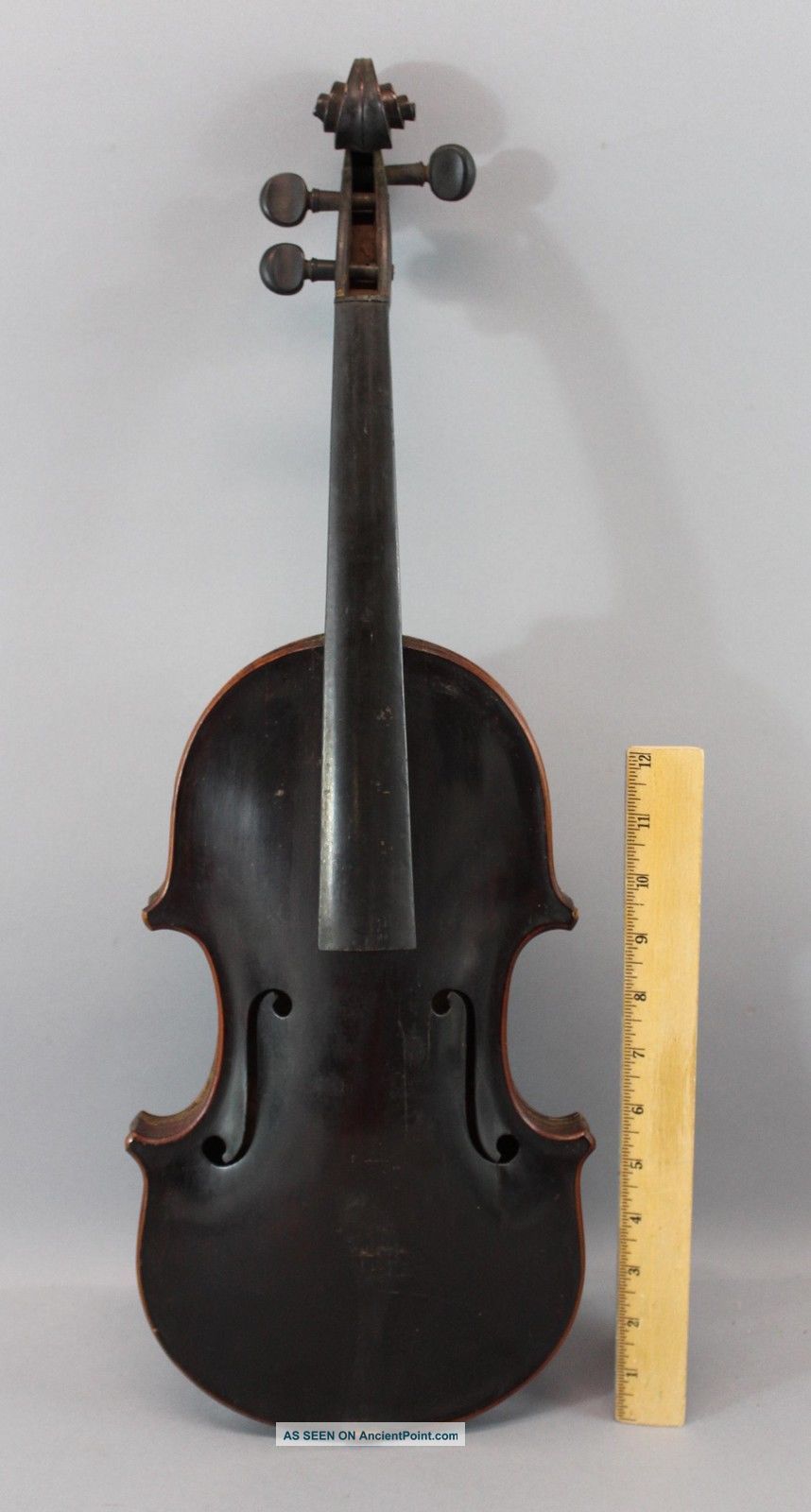 Rare Antique Unique American 1884 L.  Peterson,  4/4 Rosewood Violin,  Nr String photo