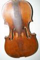 Old Antique Well Played Abused French 4/4 Violin Caussin 1880 Repair String photo 4