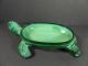 Art Deco Czech Bohemian Malachite Glass Turtle Trinket Box,  Schlevogt - Ingrid Art Deco photo 8