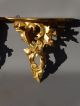 Pair (2) Antique Italian Rococo Style Carved Wood Old Gilt Corbel Wall Shelf Other Antique Woodenware photo 1