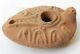 Biblical Oil Lamp Holy Land Ancient Herodian Clay Pottery Replica Terra Cotta Holy Land photo 3