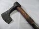 Ancient Medieval Viking Iron Battle Bearded Axe 9 - 10 Cent.  Hand Carved Handle Viking photo 1