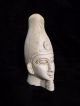 Rare Ancient Egyptian Carved Limestone Pharaoh Wearing Crown 1782 - 1570 Bc Egyptian photo 4