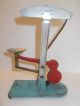 Antique Zenith Cast Iron Egg Grader Scale Red & Blue Earlville Ny Usa Untouched Scales photo 1