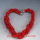 100 Natural Red Coral Handwork Carved Decorated Necklaces Qw0081 Necklaces & Pendants photo 3