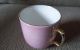 Demi Tasse Cup/saucer Germany Pink Gold Trim 1900 - 1940 Ceramic & Porcelain Cups & Saucers photo 1