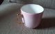Demi Tasse Cup/saucer Germany Pink Gold Trim 1900 - 1940 Ceramic & Porcelain Cups & Saucers photo 2