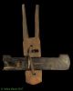 Bamana Door Lock Carved Wood And Iron Mali African Art Was $75 Other African Antiques photo 1