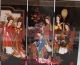 Delicate 6pc Double Sided Folding Lacquer Painting Woman Screen Deco Art Other Antique Decorative Arts photo 1