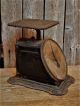 Antique 1907 Primitive Rustic Kitchen 24 Lb Scale Farm House Primitives photo 4