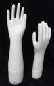 (2) - Porcelain Right Hand Glove Molds 13 - 1/2 