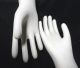 (2) - Porcelain Right Hand Glove Molds 13 - 1/2 