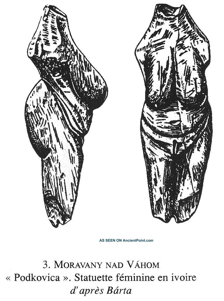 Venus Of Moravany Nad Váhom (slovakia) - Cast Of Resin Neolithic & Paleolithic photo