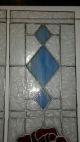 2 - (matching) Rose Pattern Stained Glass Windows.  Leaded.  36h X7w.  Ex. 1940-Now photo 5