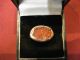 Roman / Byzantine Silver Ring With Orange Glass - - Detector Find Roman photo 2