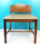 Vintage Art Deco Waterfall Wood Vanity Bench Seat Dressing Chair 1900-1950 photo 6