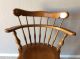 Vintage Ethan Allen Swivel Maple Nutmeg Comb Back Desk Chair Post-1950 photo 1