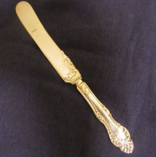 Rogers Carlton 1898 Silverplated Flat Knife Butter Soft Cheese Spreader photo
