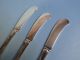3 Towle Sterling Madeira Pattern Butter Knives Flat Handles All Sterling Flatware & Silverware photo 3