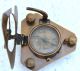 Rare Kelvin Hughes London Engraved Triangular Sundial Compass Scientific Metrics Compasses photo 6