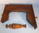 (2) Qty.  Vintage Antique Corbels / Brackets Hardwood For Restoration Corbels photo 4