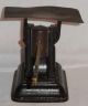 Small Antique Brass Bronze Iron Fairbanks Pa Serial F 16 Oz Ounce Postal Scale Scales photo 7