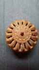 Antique Victorian Coquilla Nut Round Hand Carved Needle Case Needles & Cases photo 4