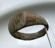 Celtic Two Spirals Of Life Bronze Ring I Bc - I Ad Rare Roman photo 1