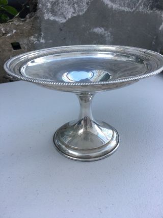 Antique Sterling Silver Candy Dish photo