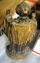 Antique Carved Wood Santo Hand Painted Great Detail And Latin American photo 4