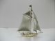 The Sailboat Of Silver970 Of Japan.  105g/ 3.  70oz.  A Japanese Antique. Other Antique Sterling Silver photo 2