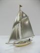 The Sailboat Of Silver970 Of Japan.  105g/ 3.  70oz.  A Japanese Antique. Other Antique Sterling Silver photo 5