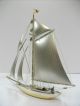 The Sailboat Of Silver970 Of Japan.  105g/ 3.  70oz.  A Japanese Antique. Other Antique Sterling Silver photo 7