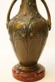Art Nouveau Vase Bronze Zamak Moreau Jugendstil Art Nouveau photo 5
