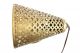 A 1950 ' S 60s ' Jet Ace ' Gold Wall/side Light.  Perforated.  Mategot Style Modernist Mid-Century Modernism photo 6