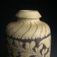 A Fine Chinese Cizhou Ware Porcelain Carved Flower Vase Or Wine Bottle Vases photo 3