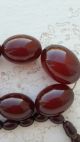 Antique Vintage Cherry Amber Bakelite Necklace - 74 Gr Islamic photo 3