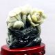 Exquisite 100 Natural Dushan Jade Hand Carved Flower Statue Y131 Other Antique Chinese Statues photo 4