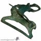 Museum Quality 300 Ad Roman Bronze Deer Fibula Brooch Roman photo 1