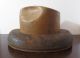 Fedora Hat Form Mold Crown & Brim Wood Men’s Millinery Old Hatmaking Size 7 5/8 Industrial Molds photo 1