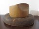 Fedora Hat Form Mold Crown & Brim Wood Men’s Millinery Old Hatmaking Size 7 5/8 Industrial Molds photo 3