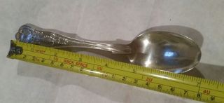 Usn Kings Pattern Silverplate Fouled Anchor - Soup Spoon photo