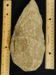 A Big Million Year Old Early Stone Age Acheulean Handaxe Mauritania 933gr Neolithic & Paleolithic photo 5