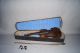 Antique German Or French Violin Coffin Case 19th Century W/ Bow For Restoration String photo 7