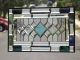 • Timeless •beveled Stained Glass Window Panel • 27 1/2 