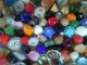 130,  Diminutive & Sm Antique Vintage All Kinds Buttons Mostly Glass Buttons photo 5