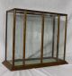 Antique Oak Showcase Vintage Collar Country Store Display Case Display Cases photo 7