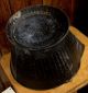 Antique Coal Scuttle Bucket Primitive (17 Cm) Metal Ash Bail W/handle Vintage Hearth Ware photo 6