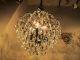 Vnt French Big Spider Styl Swarovski Crystal Chandelier Lamp Light 1960s Chandeliers, Fixtures, Sconces photo 1